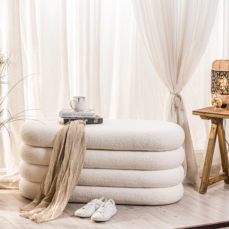 Scandinavian Design Bench with Storage