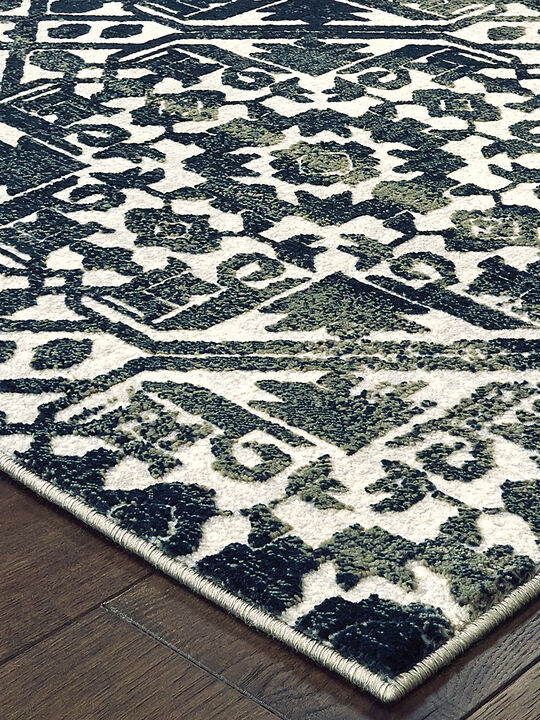 Bowen 2'3" x 7'6" Navy Rug