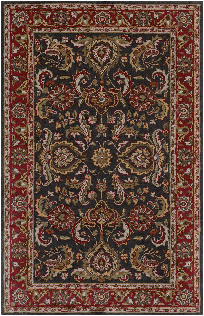 Middleton AWHY-2061 3' x 5' Black Rug