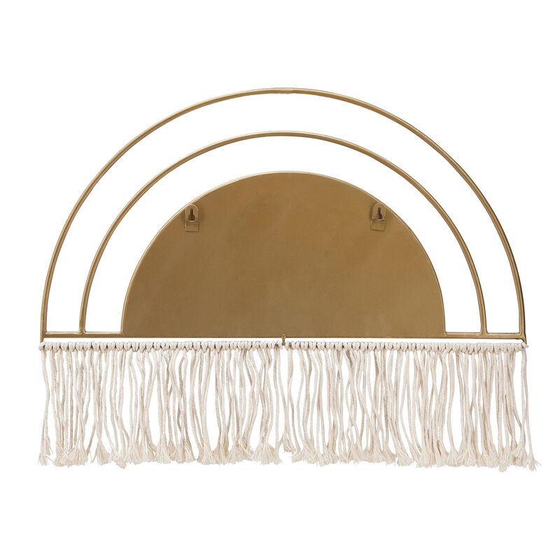 17"h Arched Mirrored Wall Decor
