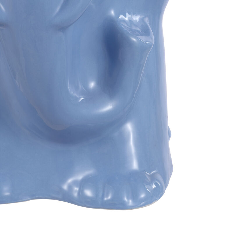 Orla Modern Bohemian Elephant Ceramic Garden Stool