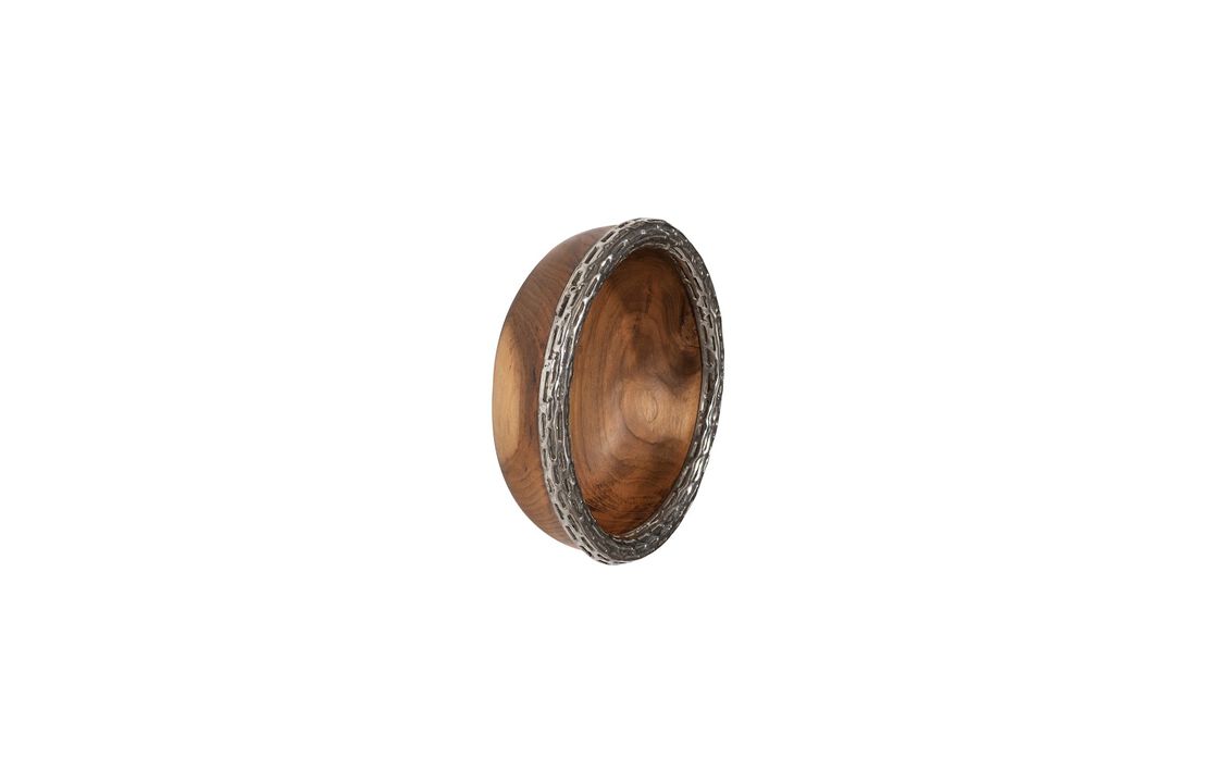 Teak Wood Bowl Extra Small Wall Art