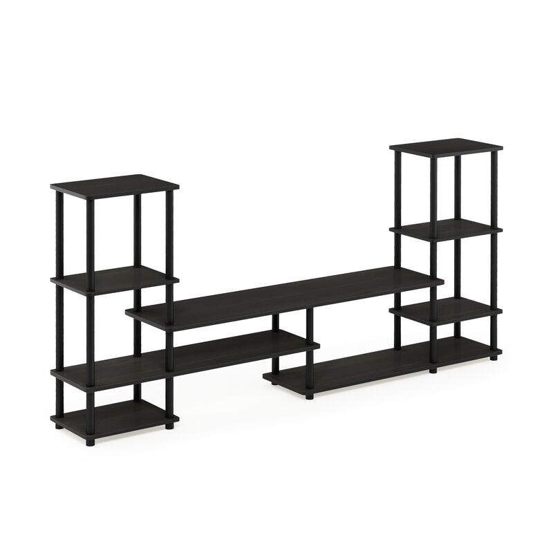 Furinno Furinno Turn-N-Tube Grand Entertainment Center, Espresso/Black 14146EX/BK