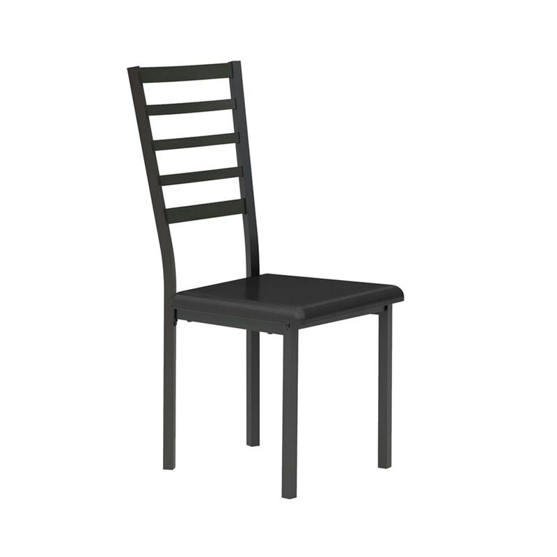 Metal And PU Study Computer Set With Writing Desk And PU Chair