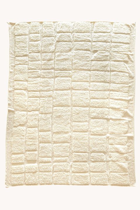 District Loom Modern hand knotted Moroccan Beni Ourain area rug-9'1 x 12'