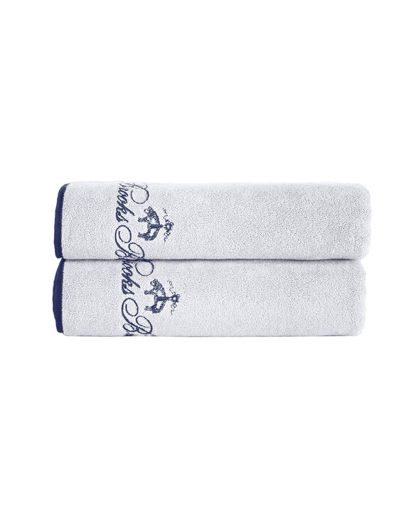 Brooks Brothers Contrast Frame 2 pcs Bath Towels