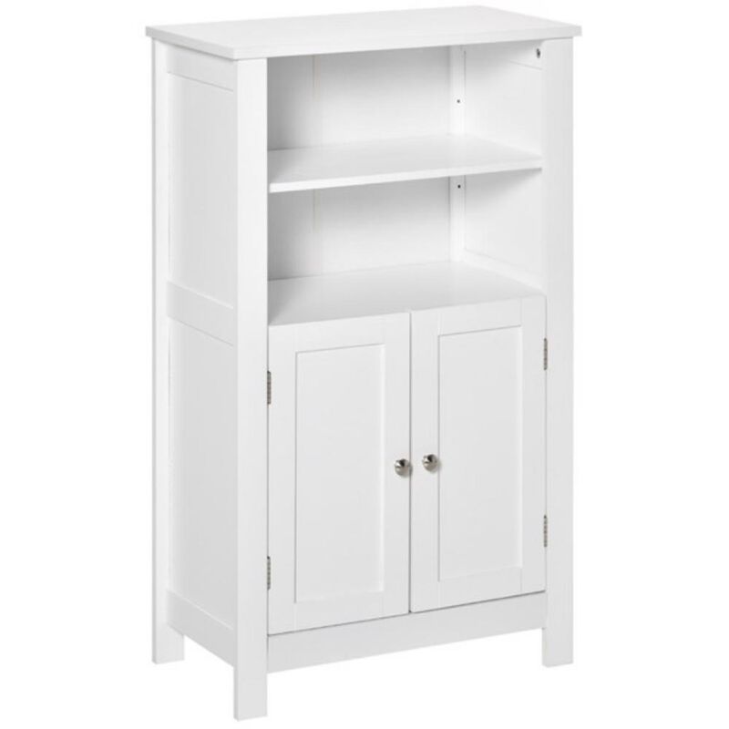Bathroom Storage Cabinet with Shelves & Doors for Organized Bathroom Essentials