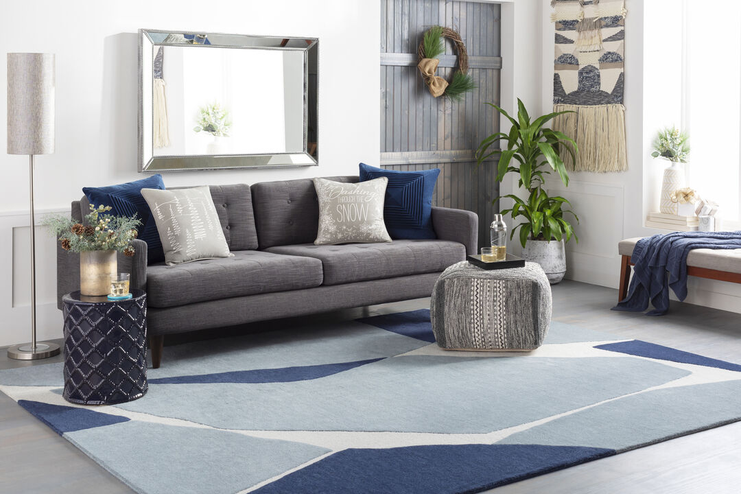 Kennedy KDY-3017 2' x 3' Blue Rug