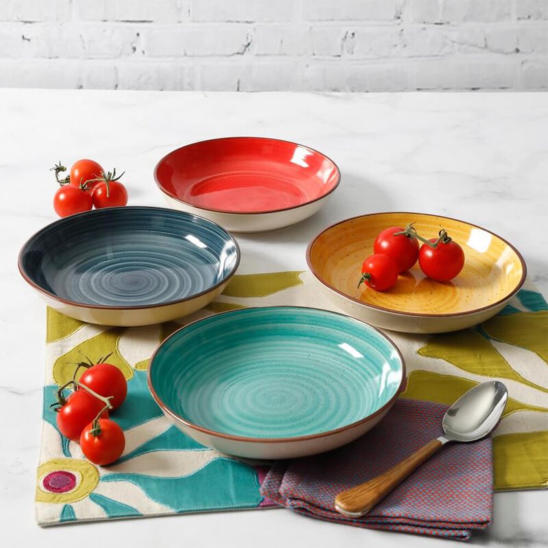 Gibson Color Speckle Bowl, Set of 4