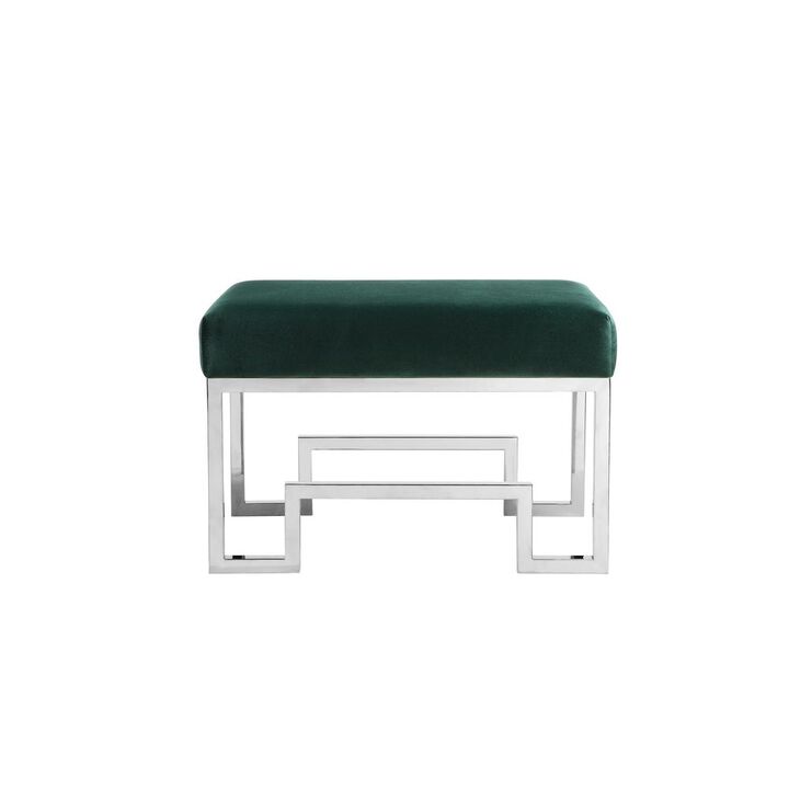 Bronson Stool Silver Green