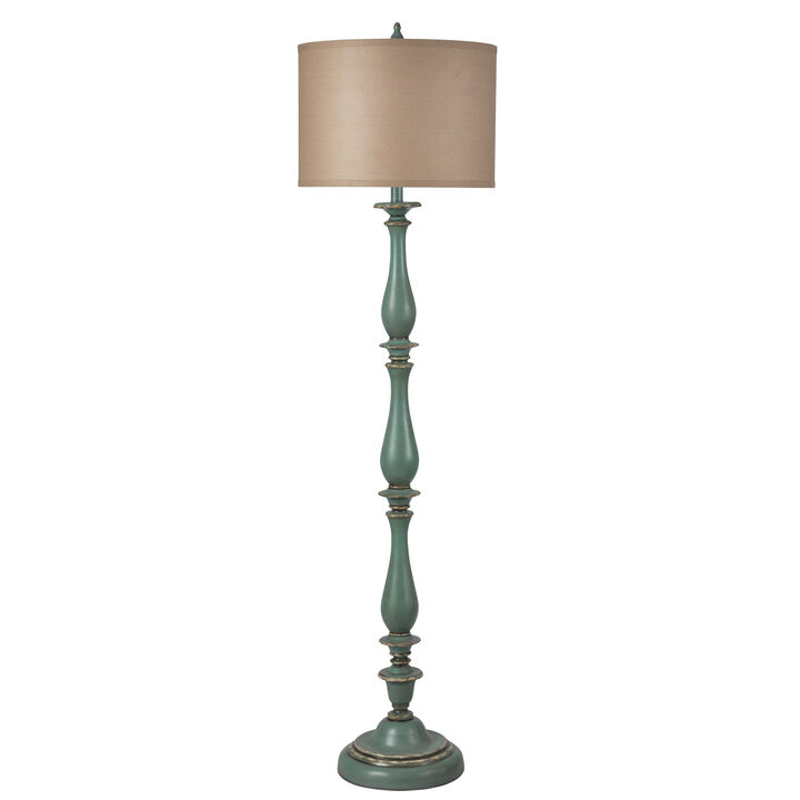 Avignon Blue Floor Lamp