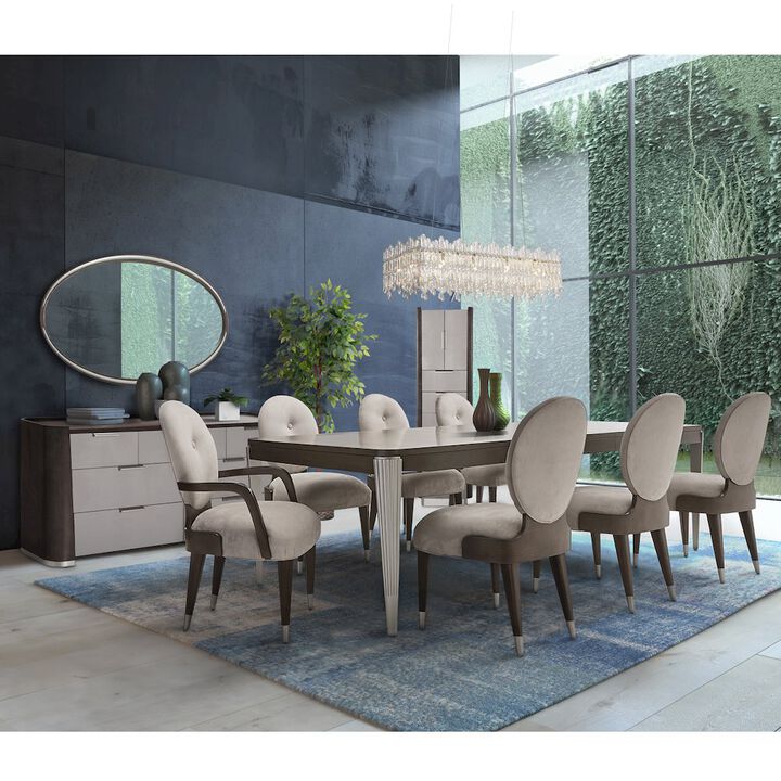 Michael Amini Roxbury Park Dresser with Mirror - Slate