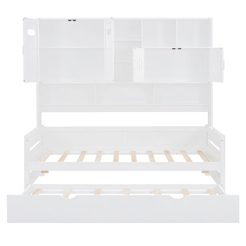 Merax Storage Daybed Bed with Trundle