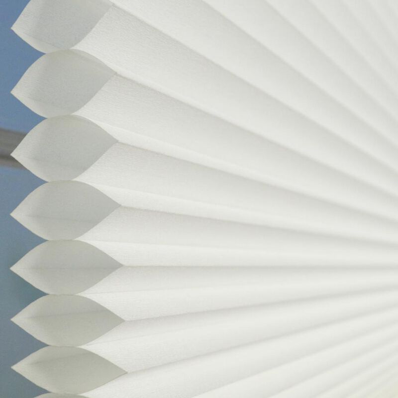 Versailles Home Fashions Cordless Honeycomb Insulating All Season Light Filtering Cellular Window Shade 24" X 72" White