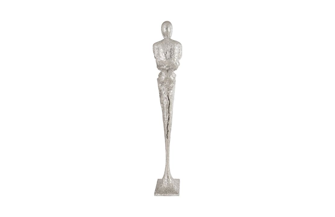 Tall Chiseled Male Sculpture