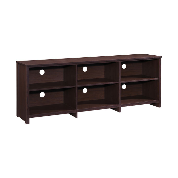 65 in. Modern TV Stand For TVs Up To 72" With 6 Open Shelves, Modern Entertainment Center With Storage, TV Console Table Media Cabinet For Living Room, Bedroom And Office