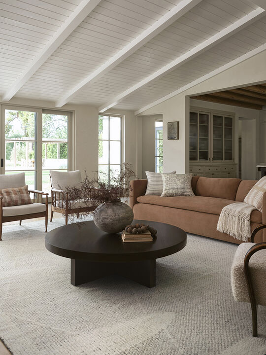 Gwyneth GWY02 Ivory/Taupe 18" x 18" Sample Rug