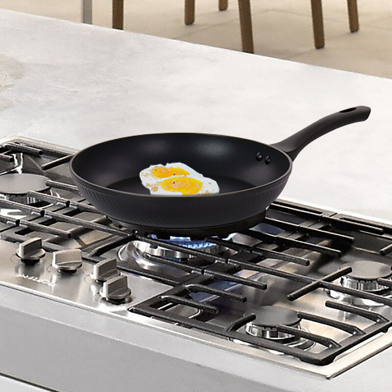 Oster Kono 11 Inch Aluminum Nonstick Frying Pan in Black