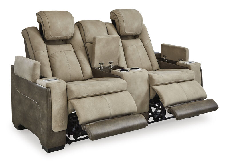 Next-Gen DuraPella Sand Power Reclining Loveseat