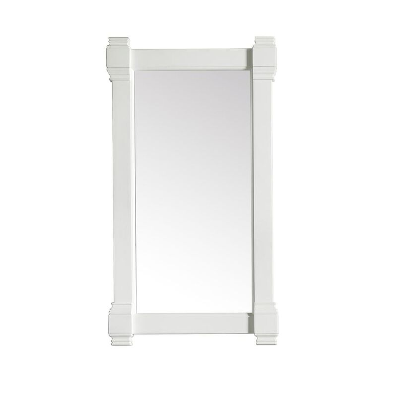 James Martin Vanities Brittany 22 Mirror, Bright White