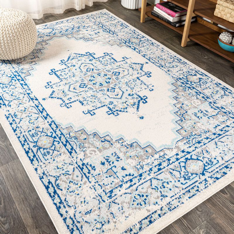 Inigo Cottage Medallion Area Rug