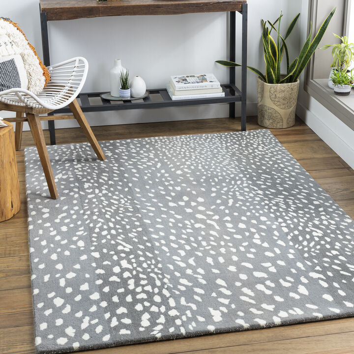 Athena ATH-5162 2' x 3' Gray Rug