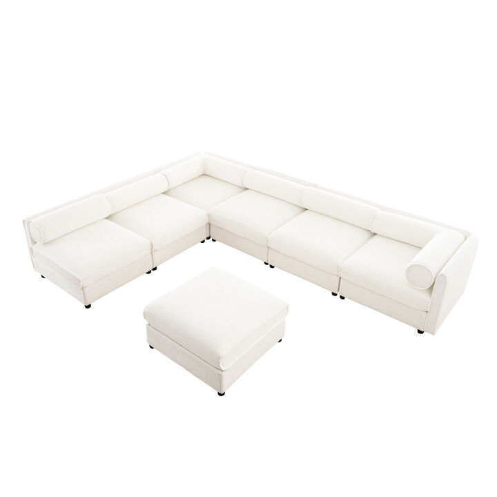 Merax Modern Modular Sectional Sofa with Storage