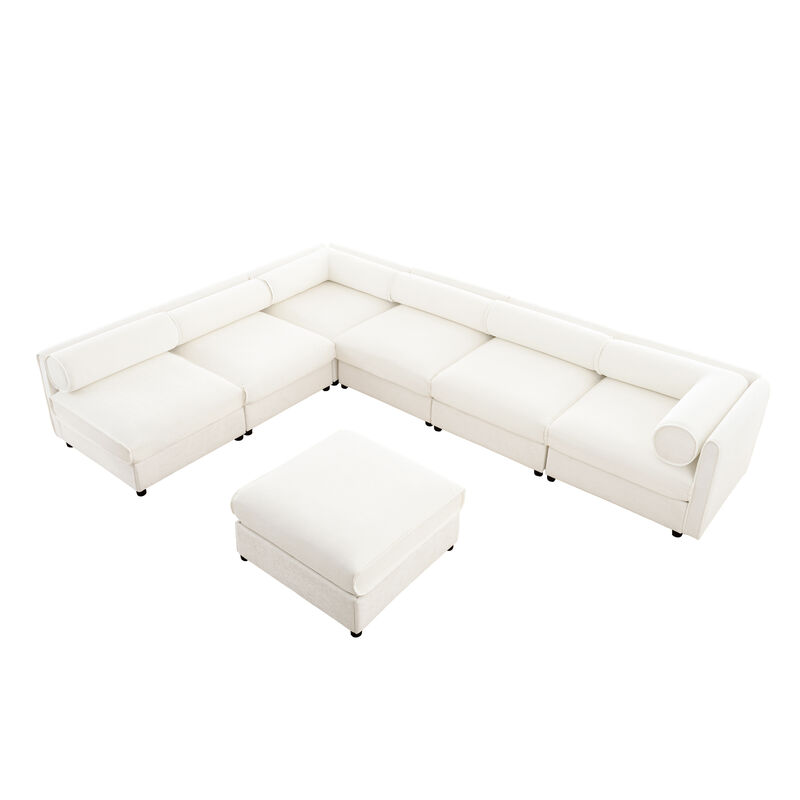 Merax Modern Modular Sectional Sofa with Storage