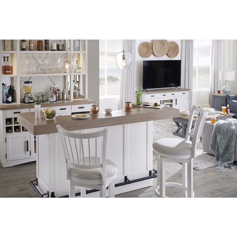 Parker House Furniture Parker House Americana Modern Dining Spindle Back Swivel Barstool