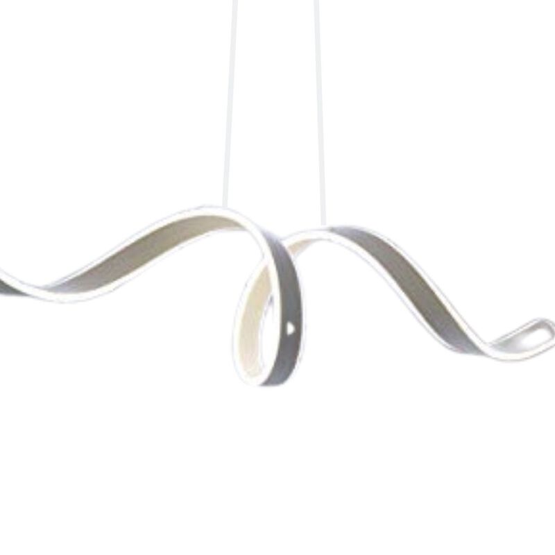Copenhagen Chandelier Chrome Metal Integrated LED Dimmable