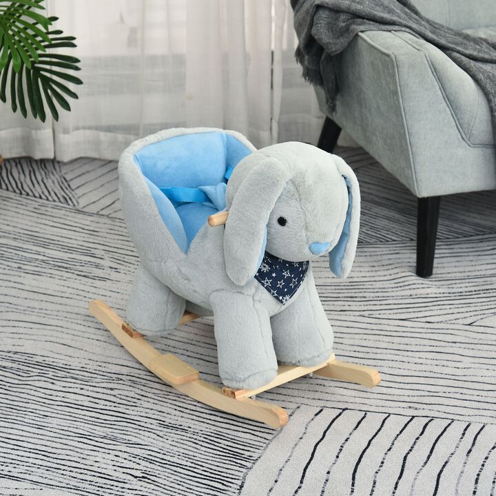 Gray Soothing Rocker: Toddler Horse with Cradlesong for 18-36 Months