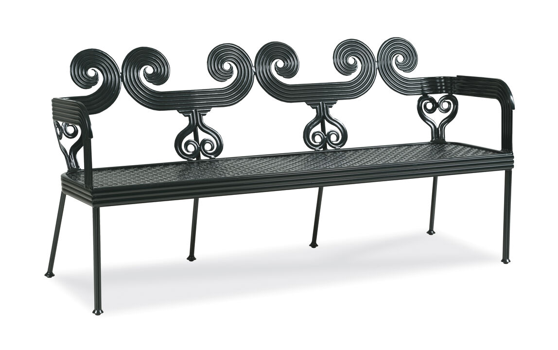 Augustine Scrolled Bench