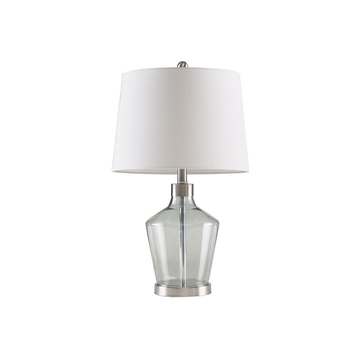 Harmony Angular Glass Table Lamp, Set Of 2