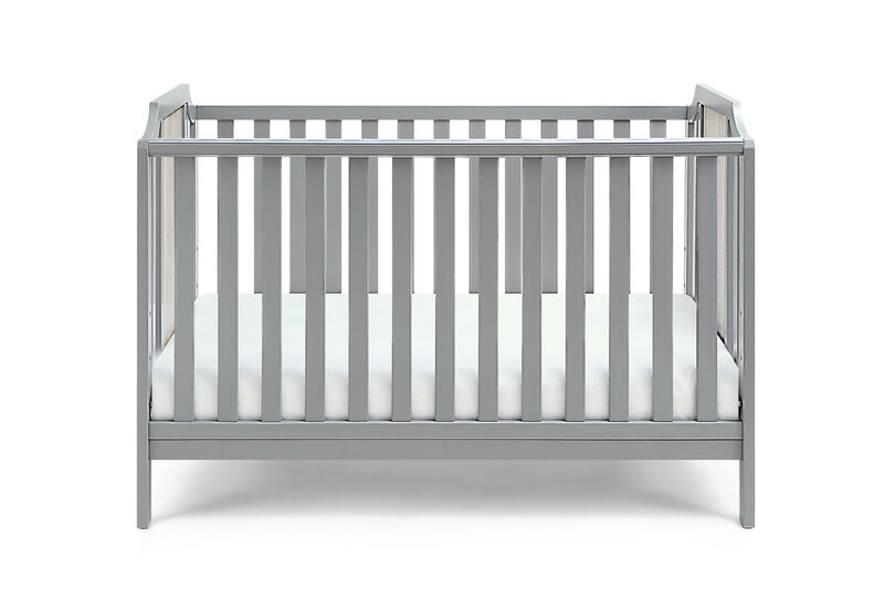 Suite Bebe Brees 3-in-1 Convertible Island Crib Gray/Graystone