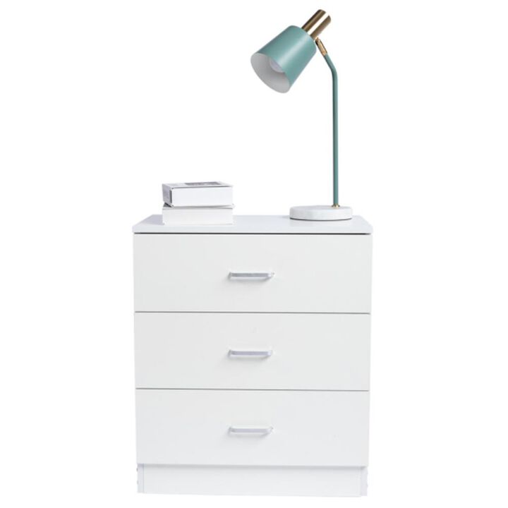 3-Drawer Dresser Chest of Drawers Versatile Storage for Family Room, Bedroom, or Living Room
