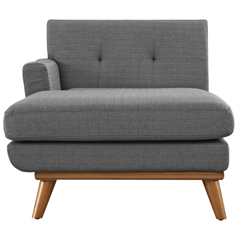 Engage Left-Facing Upholstered Fabric Chaise EEI-1793-AZU