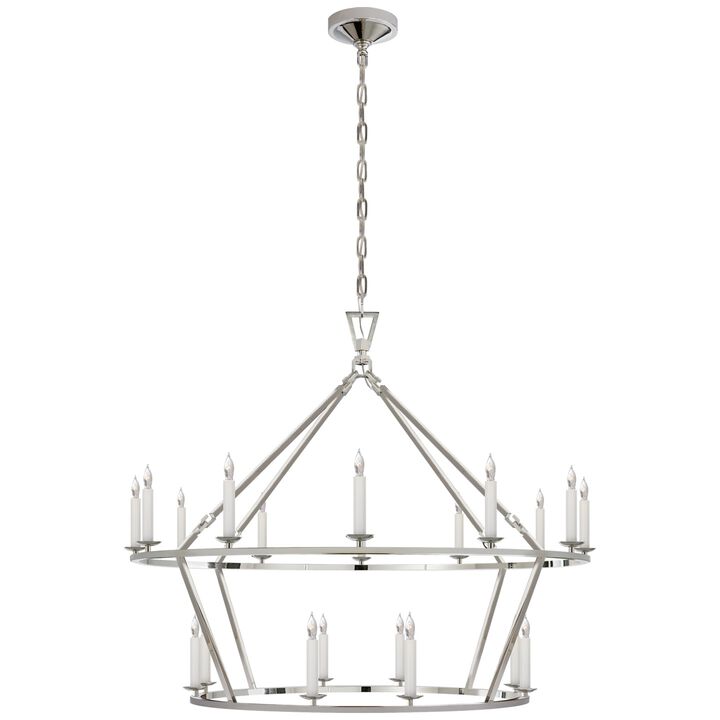 Darlana Large Two-Tiered Ring Chandelier
