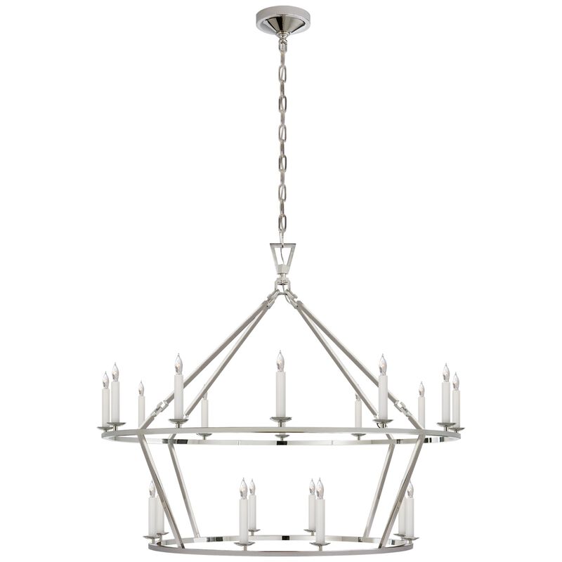Darlana Large Two-Tiered Ring Chandelier