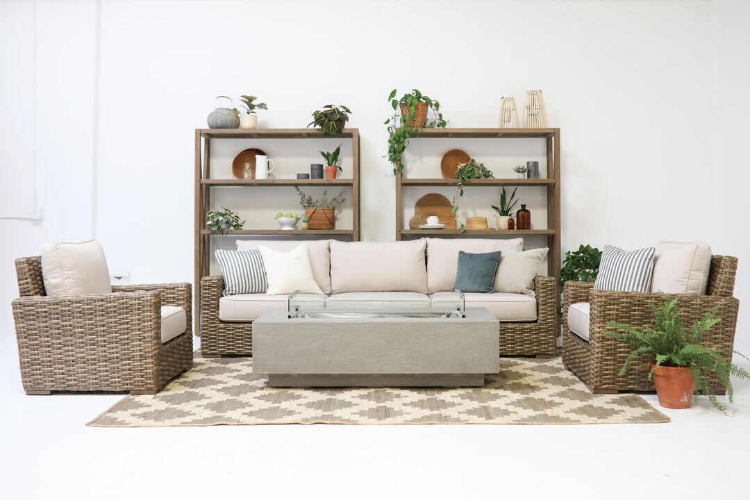 Coastal Teak X Bookcase