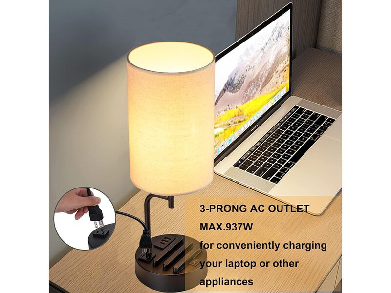 Perfect Bedside Lamp for Bedroom (Pack of 2)