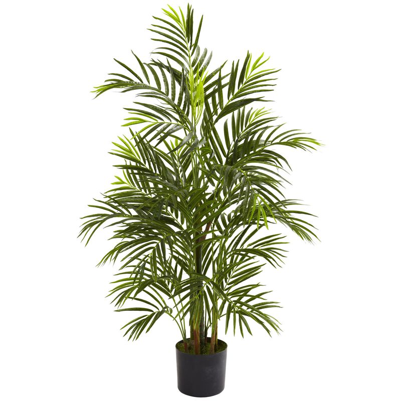 Hivvago 3.5 Feet Areca Palm UV Resistant (Indoor/Outdoor)