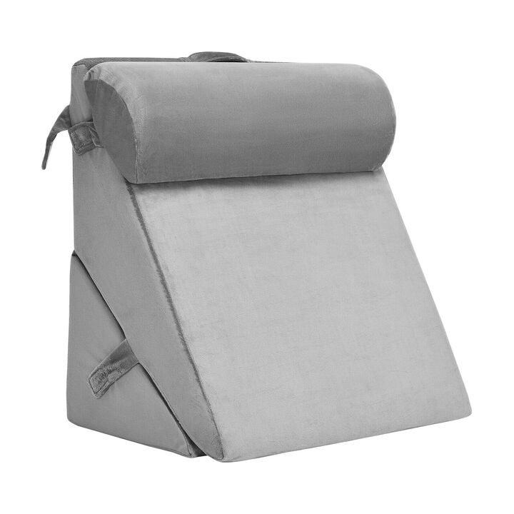 Adjustable Neck and Back Support Memory Foam Headrest for Comfort and Pain Relief