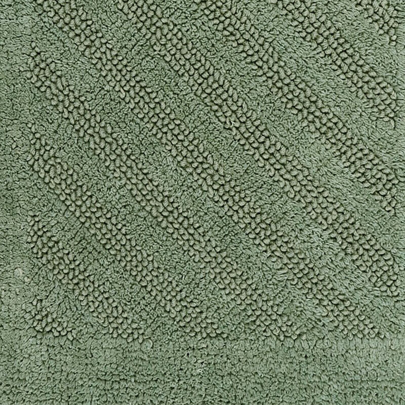 Knightsbridge Shooting Star 220 GSF Reversible Bath Rug 20 x 30 - Sage