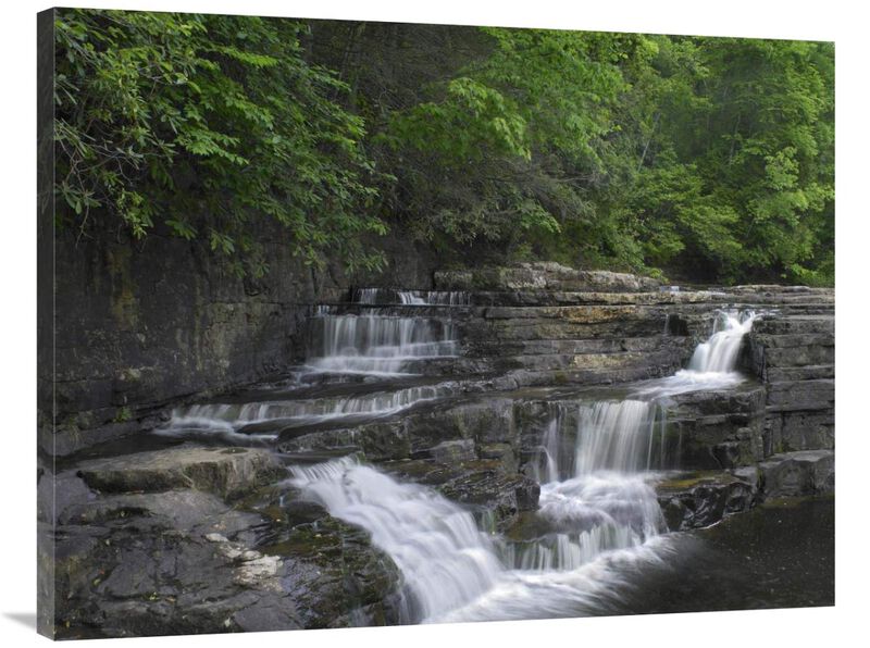 Dismal Falls, Jefferson National Forest, Virginia-Canvas Art-40x30