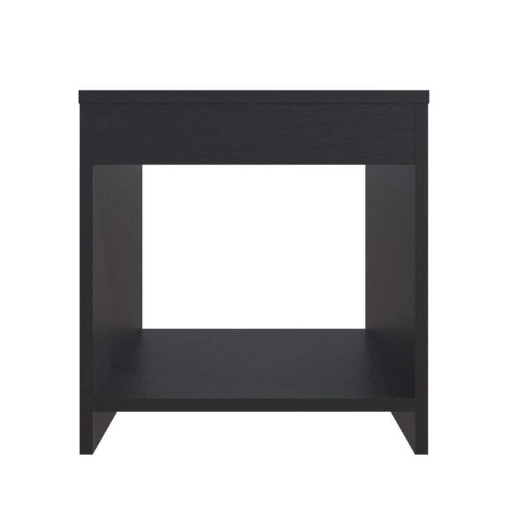 Nightstand Elaine, Bedroom, Black