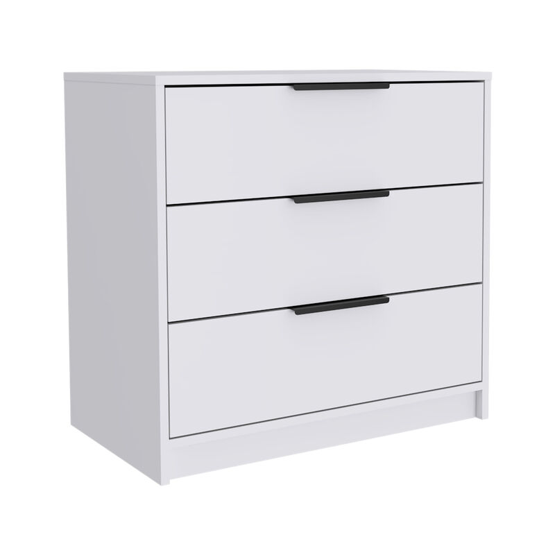 3 Drawers Dresser Maryland, Bedroom, White