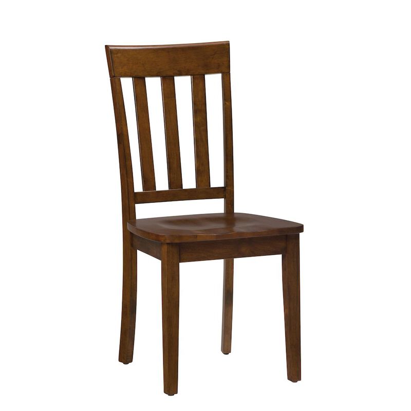 Jofran Simplicity Solid Wood Classic Slat Back Dining Chair (Set of 2)