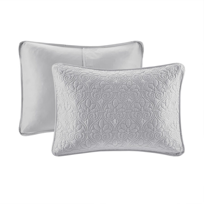 Gracie Mills Sandy Reversible Bedspread Set with Classic Stitch Pattern