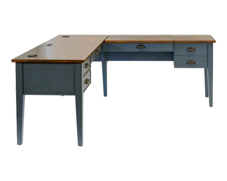 Fairmont Half Pedestal L Desk