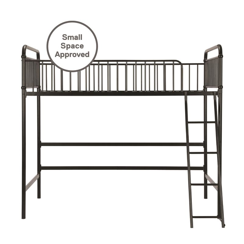 Atwater Living Kalvin Twin Metal Loft Bed